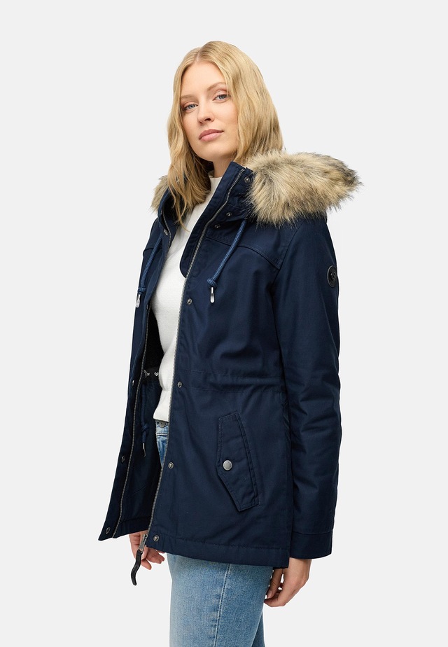 Ragwear Winterjacke »Tawny Short YOUMODO« mit Kapuze Warme Jacke mit großer Kapuze und Kunstfellkragen