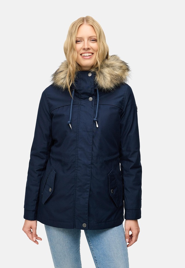 Ragwear Winterjacke »Tawny Short YOUMODO« mit Kapuze Warme Jacke mit großer Kapuze und Kunstfellkragen