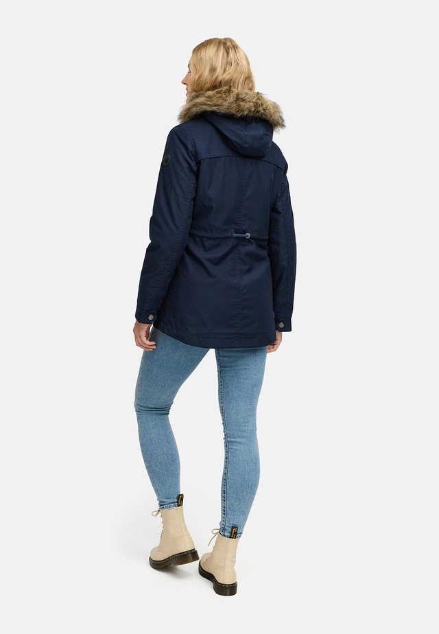 Ragwear Winterjacke »Tawny Short YOUMODO« mit Kapuze Warme Jacke mit großer Kapuze und Kunstfellkragen