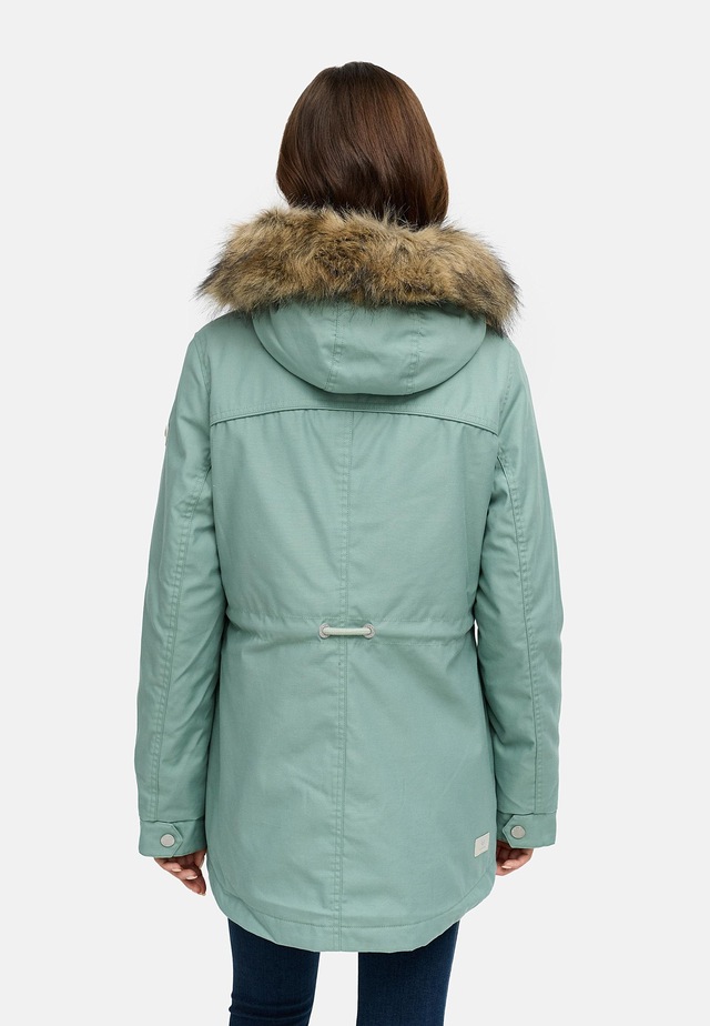 Ragwear Winterjacke »Tawny Short YOUMODO« mit Kapuze Warme Jacke mit großer Kapuze und Kunstfellkragen