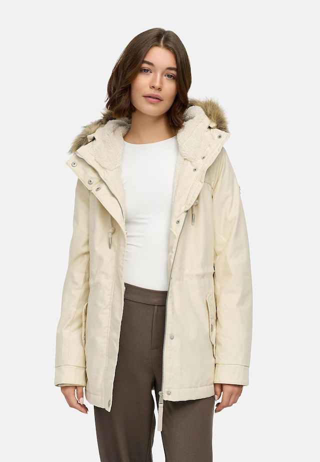Ragwear Winterjacke »Tawny Short YOUMODO« mit Kapuze Warme Jacke mit großer Kapuze und Kunstfellkragen