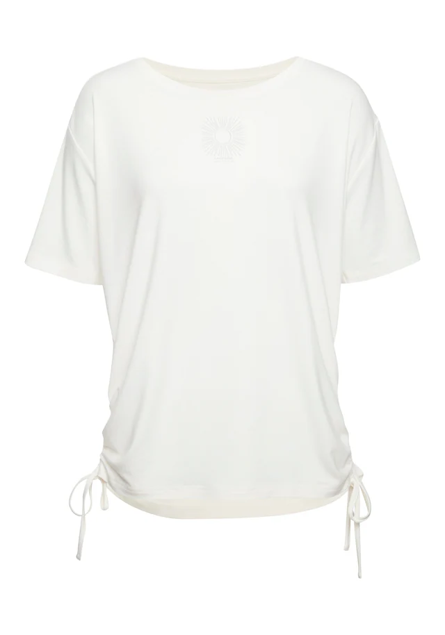 LASCANA ACTIVE T-Shirt mit seitlicher Raffung