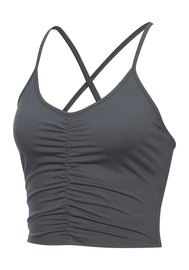 LASCANA ACTIVE Crop-Top mit Raffung