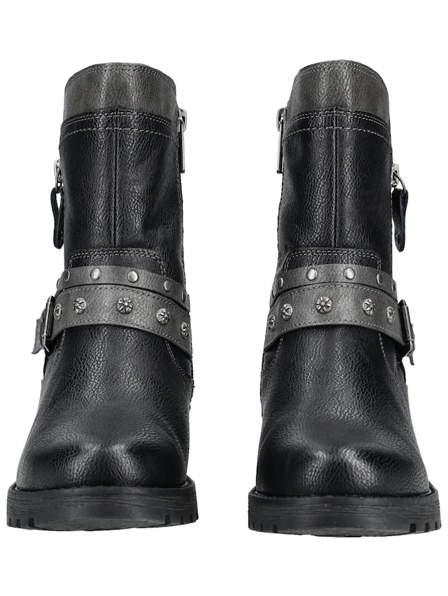 Mustang Shoes Bikerboots »Mustang Shoes Stiefelette Lederimitat«