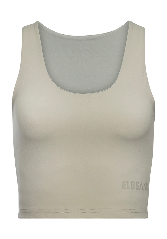 Elbsand Crop-Top mit Markenlogo