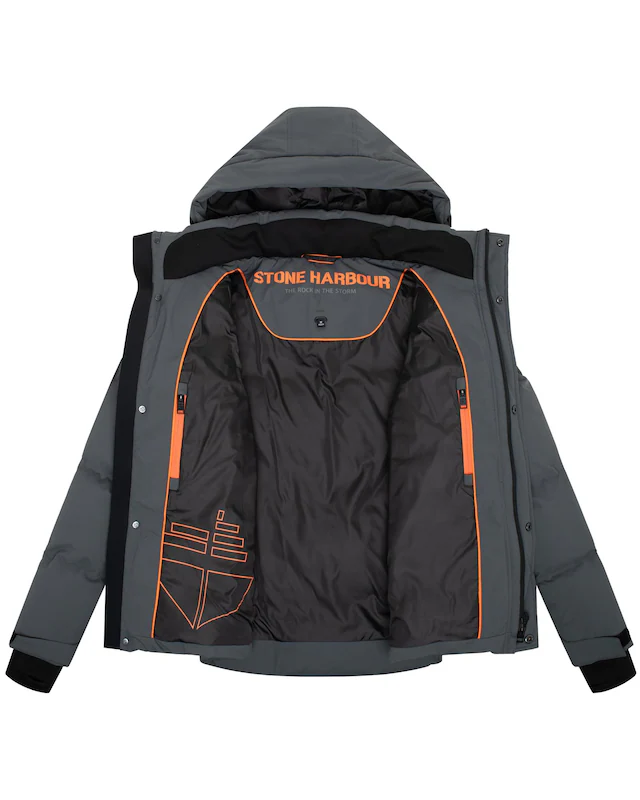 Stone Harbour Steppjacke »Livianoo XX« mit Kapuze Herren Winterjacke mit (abnehmbarer) Kapuze