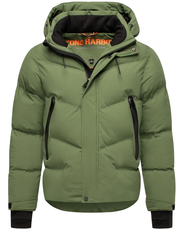 Stone Harbour Steppjacke »Livianoo XX« mit Kapuze Herren Winterjacke mit (abnehmbarer) Kapuze