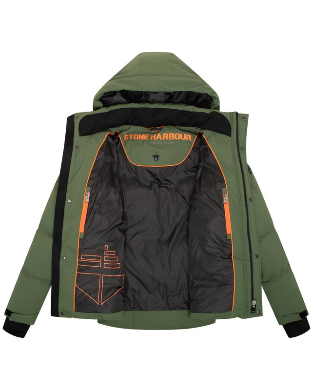 Stone Harbour Steppjacke »Livianoo XX« mit Kapuze Herren Winterjacke mit (abnehmbarer) Kapuze