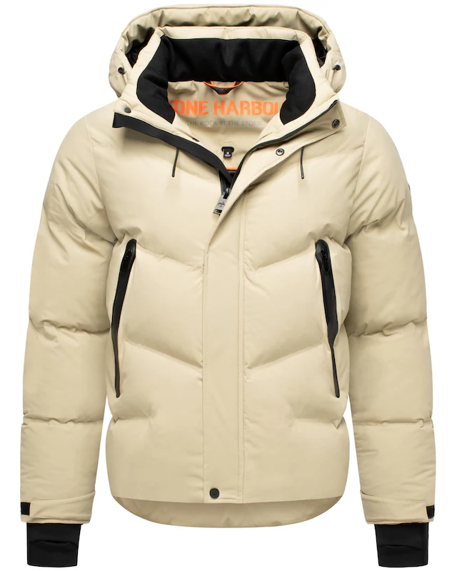 Stone Harbour Steppjacke »Livianoo XX« mit Kapuze Herren Winterjacke mit (abnehmbarer) Kapuze