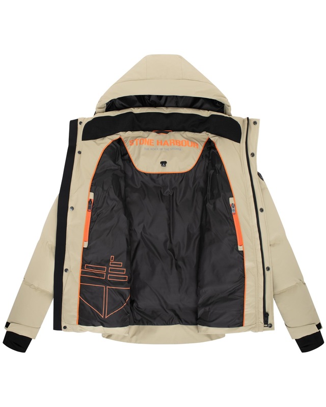 Stone Harbour Steppjacke »Livianoo XX« mit Kapuze Herren Winterjacke mit (abnehmbarer) Kapuze