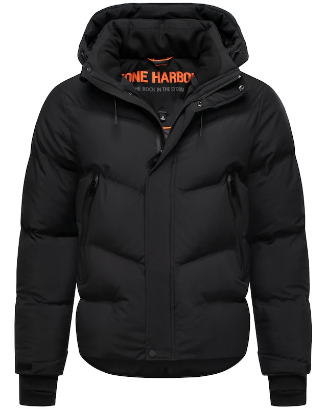 Stone Harbour Steppjacke »Livianoo XX« mit Kapuze Herren Winterjacke mit (abnehmbarer) Kapuze