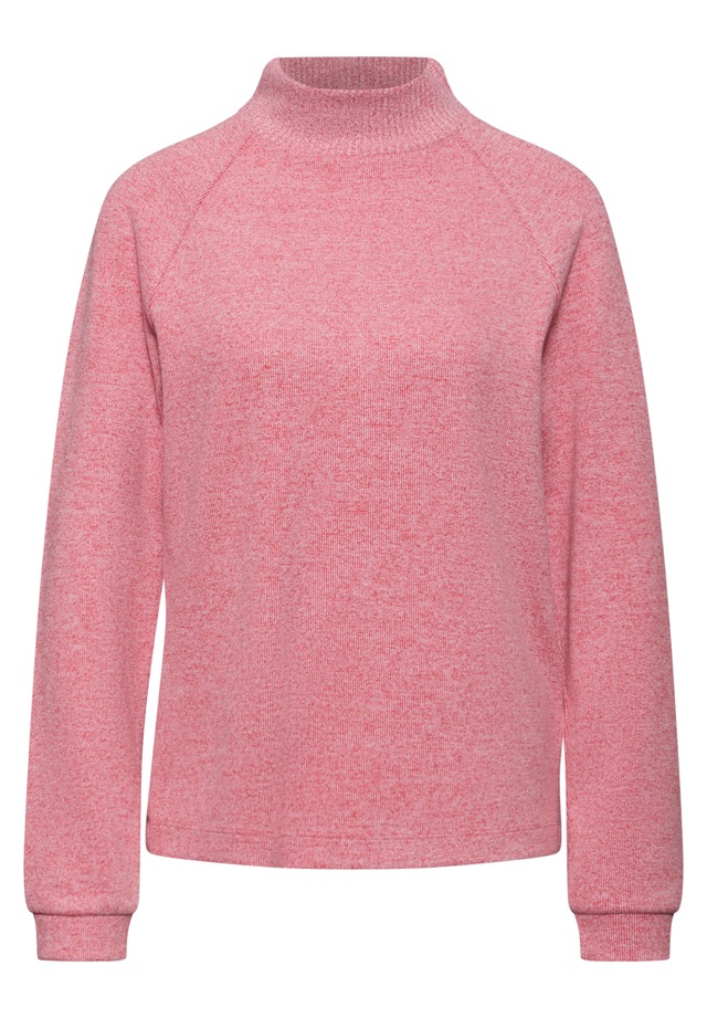 STREET ONE Langarmshirt im Melange Look