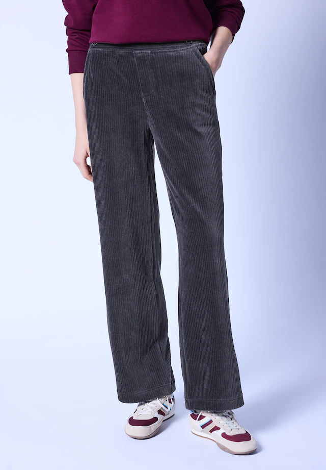 STREET ONE STUDIO Cordhose High Waist