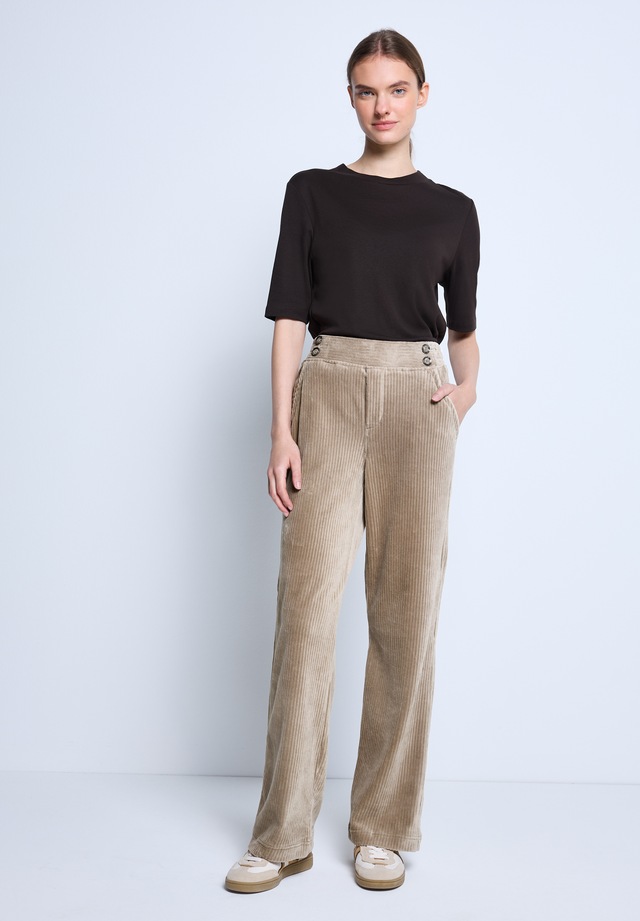 STREET ONE STUDIO Cordhose High Waist