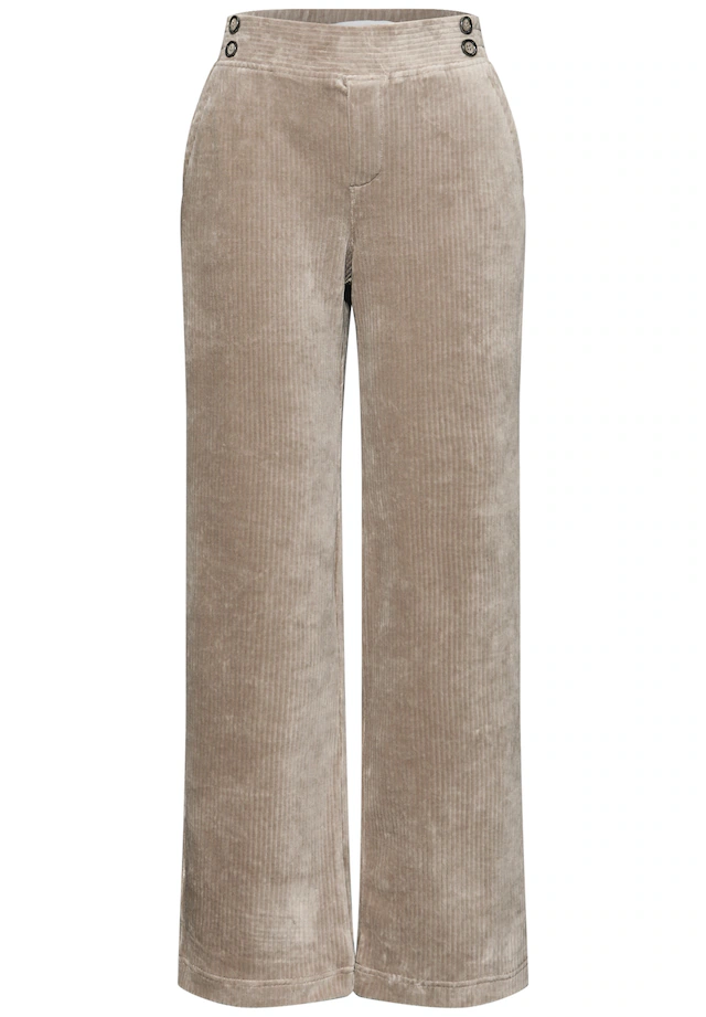 STREET ONE STUDIO Cordhose High Waist