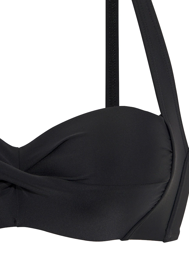 LASCANA Bandeau-Bikini-Top »Ronda« in Wickeloptik, bis G-Cup