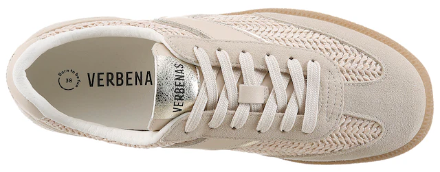 VERBENAS Sneaker »SOUND TROPIC« Retrosneaker, Schnürer, Freizeitschuh mit Flechtbesatz