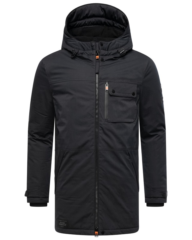 Stone Harbour Wintermantel »Fintaan XX« Winterparka mit großen Eingrifftaschen und Brusttasche