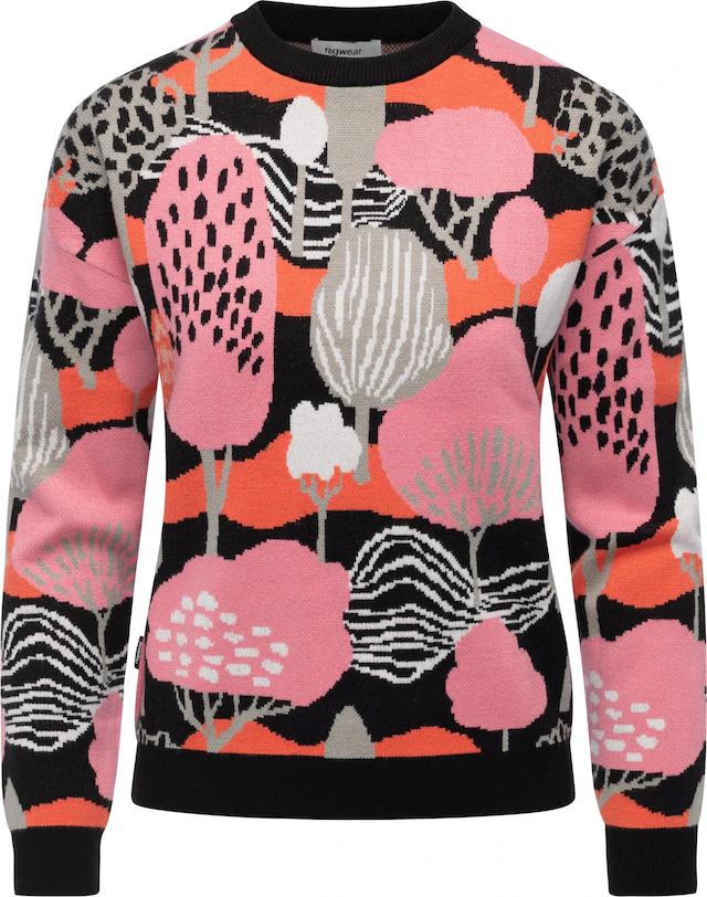 Ragwear Rundhalspullover »Treenara« Pullover in modischem Print