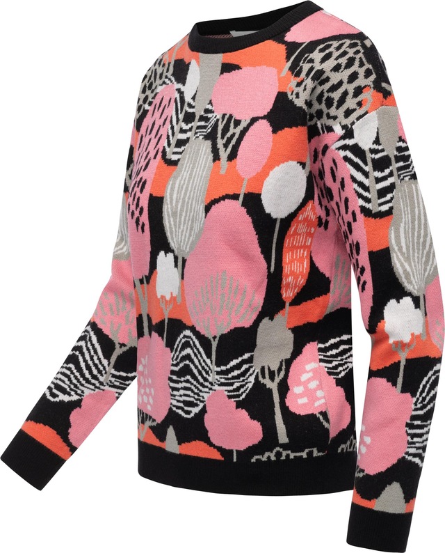 Ragwear Rundhalspullover »Treenara« Pullover in modischem Print