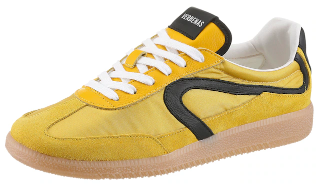 VERBENAS Sneaker »SIMON« Retrosneaker, Schnürschuh, Freizeitsneaker mit honigfarbener Laufsohle