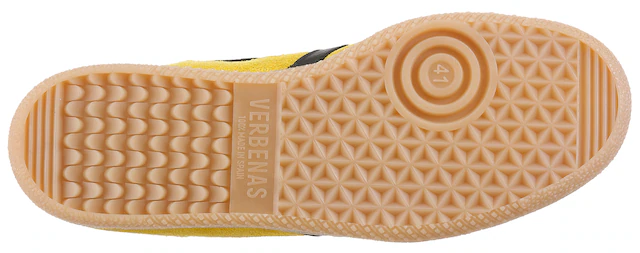 VERBENAS Sneaker »SIMON« Retrosneaker, Schnürschuh, Freizeitsneaker mit honigfarbener Laufsohle