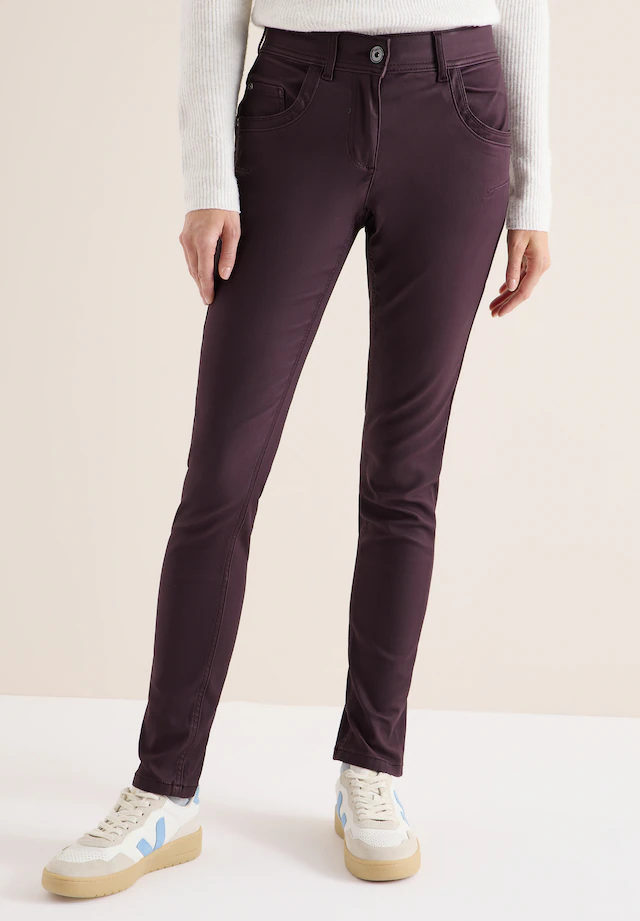 Cecil 5-Pocket-Hose mit leichtem Glanz