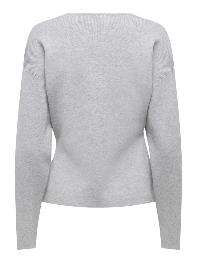 ONLY Strickjacke »ONLLUCY LS O-NECK CARDIGAN EX KNT« Materialmix, regular fit, Rundhals