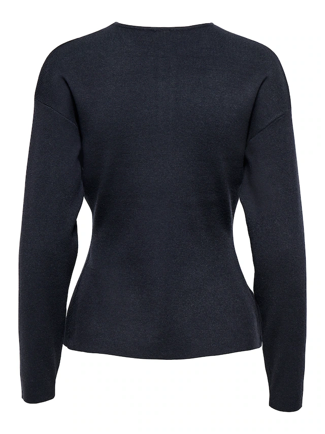 ONLY Strickjacke »ONLLUCY LS O-NECK CARDIGAN EX KNT« Materialmix, regular fit, Rundhals