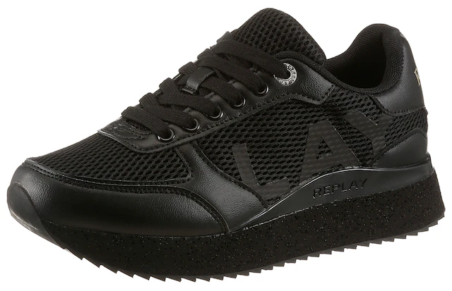 Replay Plateausneaker Trend-Sneaker, Freizeitschuh, Halbschuh mit Logoschriftzug seitlich
