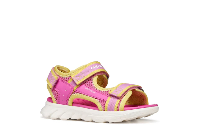Geox Sandale »J SANDAL AIRADYUM GI« Klettschuh mit Logo, Größenschablone zum Download