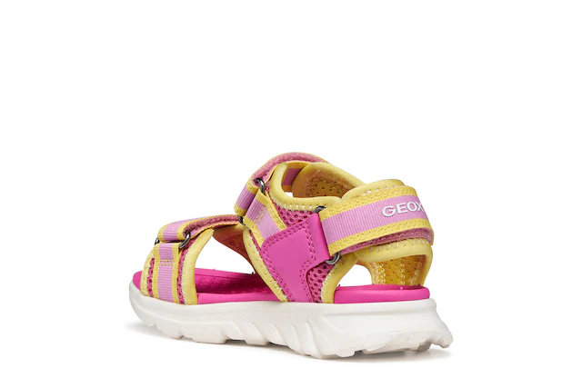 Geox Sandale »J SANDAL AIRADYUM GI« Klettschuh mit Logo, Größenschablone zum Download