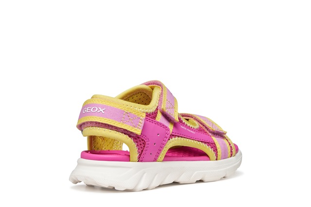 Geox Sandale »J SANDAL AIRADYUM GI« Klettschuh mit Logo, Größenschablone zum Download
