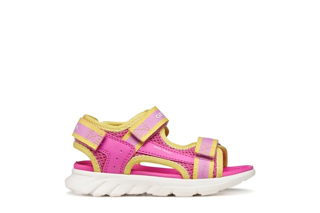 Geox Sandale »J SANDAL AIRADYUM GI« Klettschuh mit Logo, Größenschablone zum Download