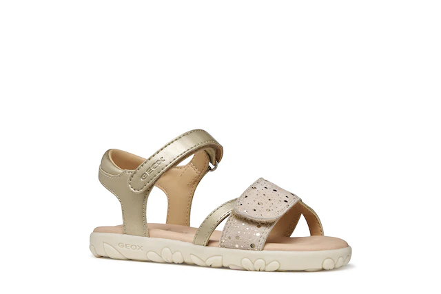 Geox Sandale »J SANDAL HAITI GIRL« Sandale mit Fersenriemen, Größenschablone zum Download