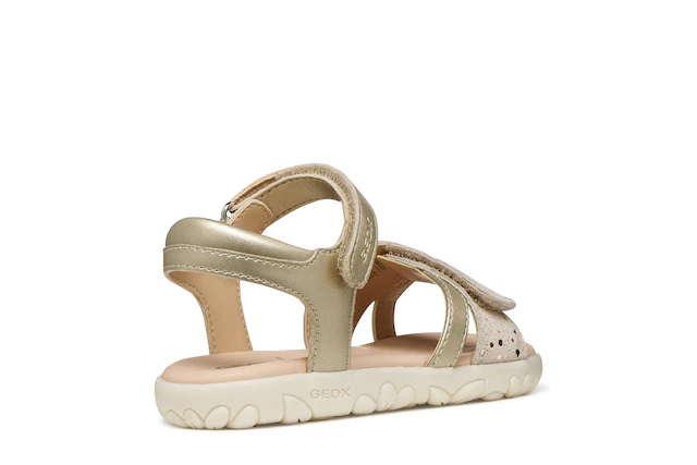 Geox Sandale »J SANDAL HAITI GIRL« Sandale mit Fersenriemen, Größenschablone zum Download