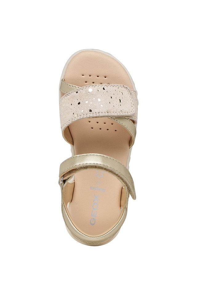 Geox Sandale »J SANDAL HAITI GIRL« Sandale mit Fersenriemen, Größenschablone zum Download