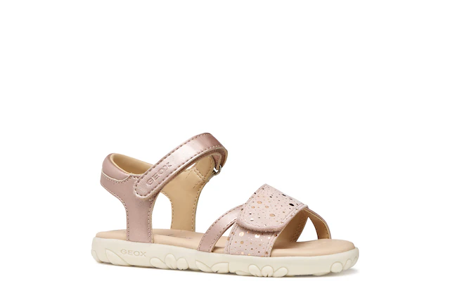 Geox Sandale »J SANDAL HAITI GIRL« Sandale mit Fersenriemen, Größenschablone zum Download