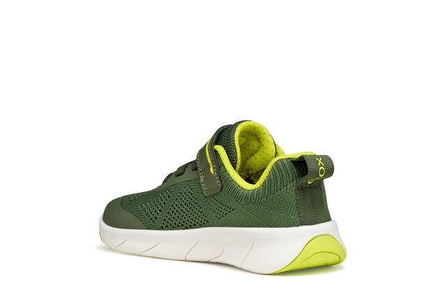 Geox Barfußschuh »J FOOT-RUN BOY« Klettschuh mit Logo, Größenschablone zum Download
