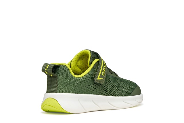 Geox Barfußschuh »J FOOT-RUN BOY« Klettschuh mit Logo, Größenschablone zum Download
