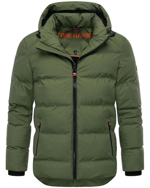 Stone Harbour Steppjacke »Gavriloo XX« mit Kapuze Gesteppte Winterjacke mit abnehmbarer Kapuze