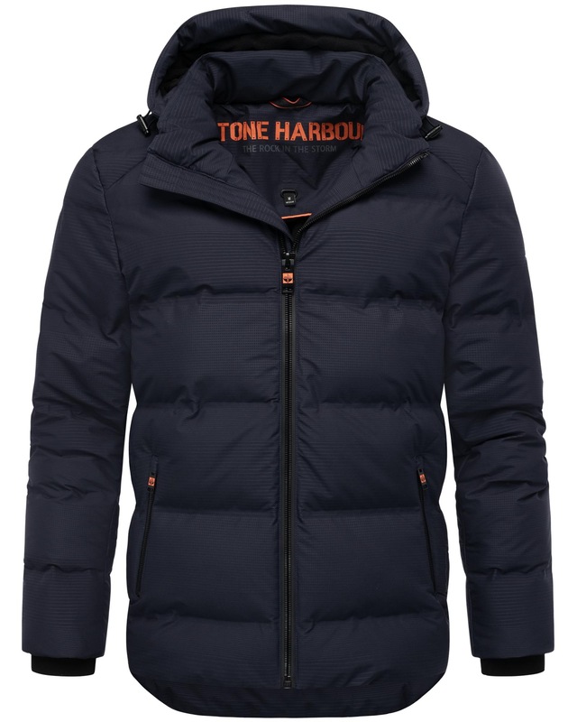 Stone Harbour Steppjacke »Gavriloo XX« mit Kapuze Gesteppte Winterjacke mit abnehmbarer Kapuze