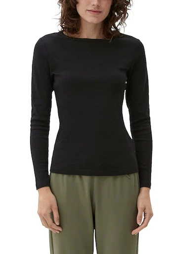 s.Oliver Langarmshirt mit U-Boot-Ausschnitt