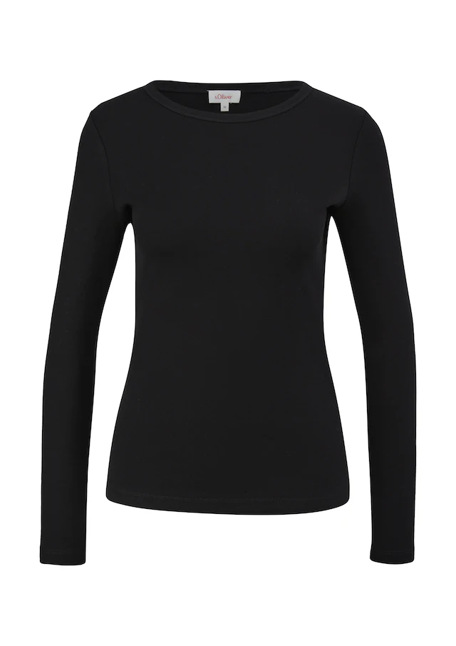 s.Oliver Langarmshirt mit U-Boot-Ausschnitt