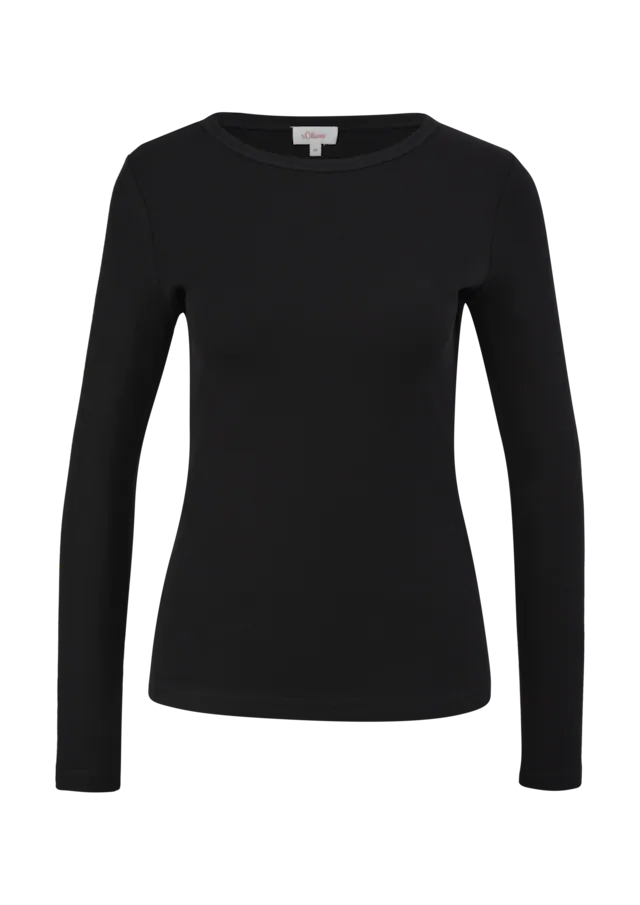 s.Oliver Langarmshirt mit U-Boot-Ausschnitt