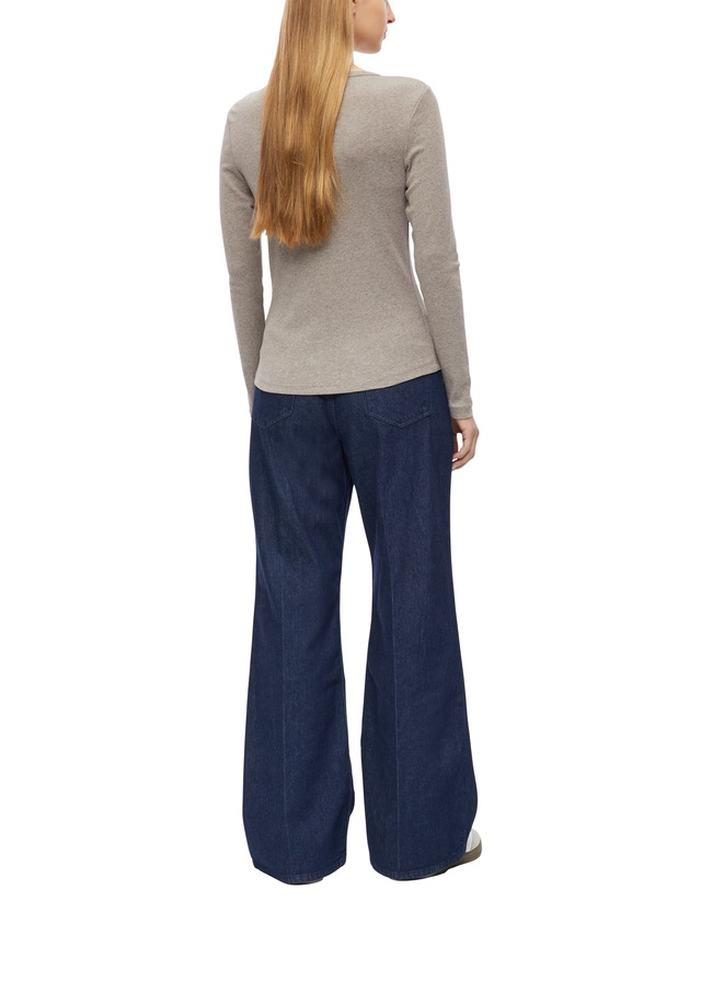 s.Oliver Langarmshirt mit U-Boot-Ausschnitt
