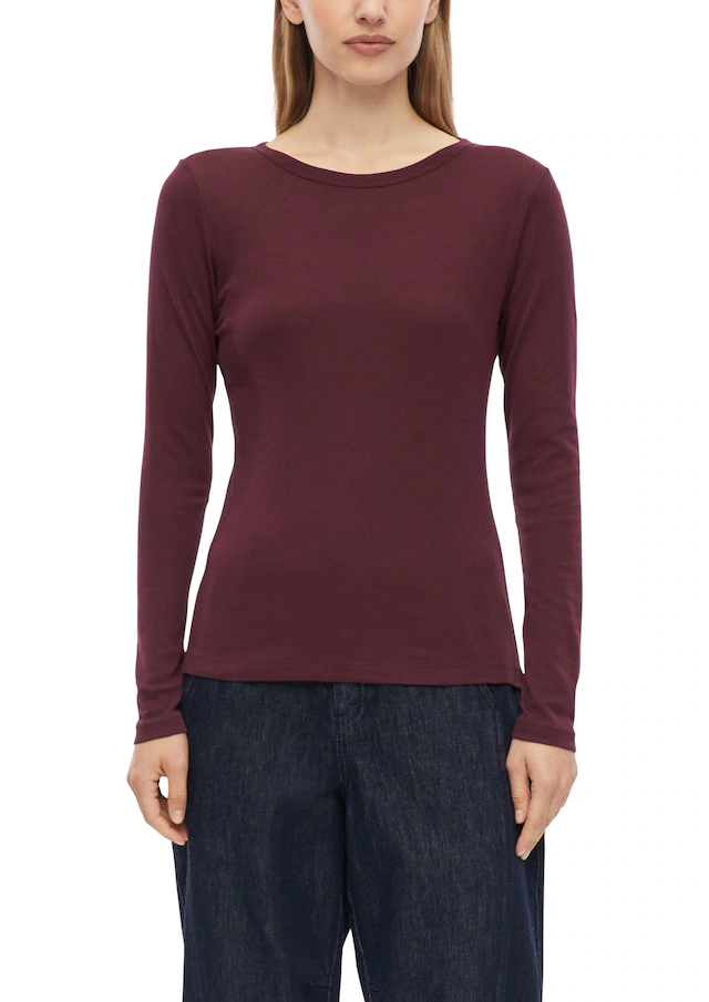 s.Oliver Langarmshirt mit U-Boot-Ausschnitt