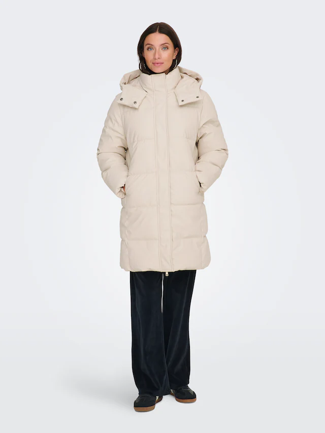 ONLY Steppmantel »ONLAGNES COATED PUFFER COAT OTW«