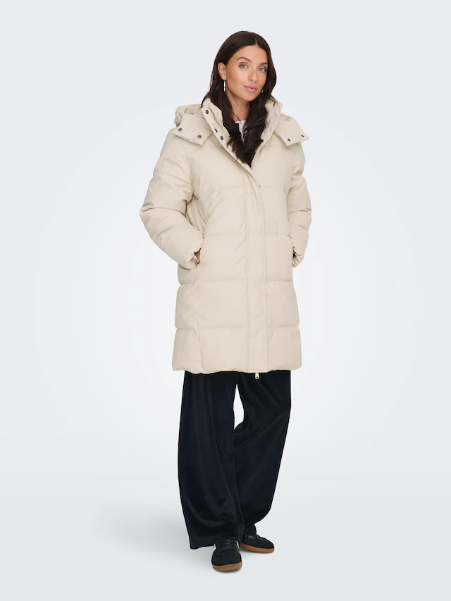 ONLY Steppmantel »ONLAGNES COATED PUFFER COAT OTW«