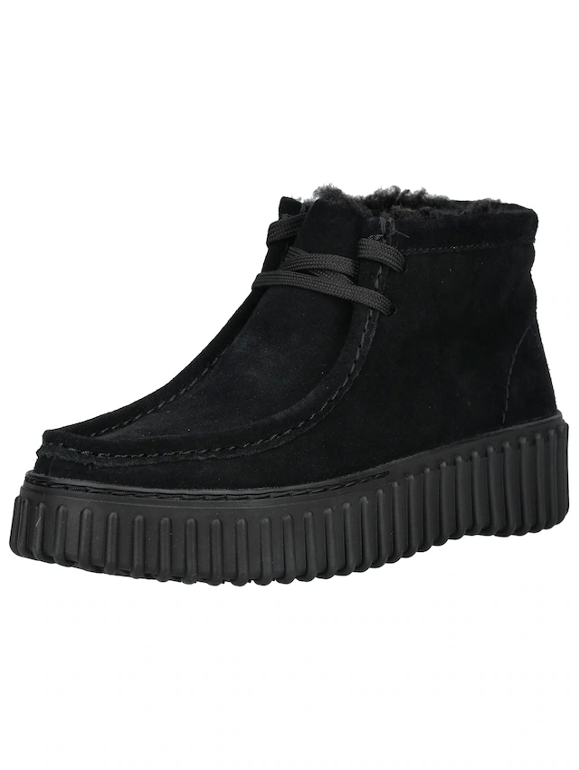Clarks Schnürstiefelette »Clarks Stiefelette Veloursleder«
